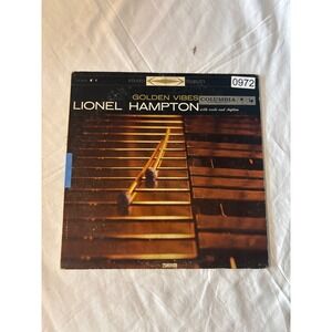 Columbia Lionel Hampton Golden Vibes Vinyl LP 12" Black Fair Jazz CS 8110 6-Eye